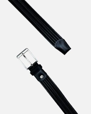 Men's Adjustable Braided Leather Belt