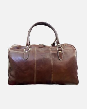 Vera Pelle Leather Duffle Bag